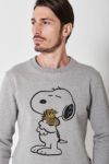 LEON4月号掲載 113 PEANUTS PULLOVER CREW NECK (GRAY 