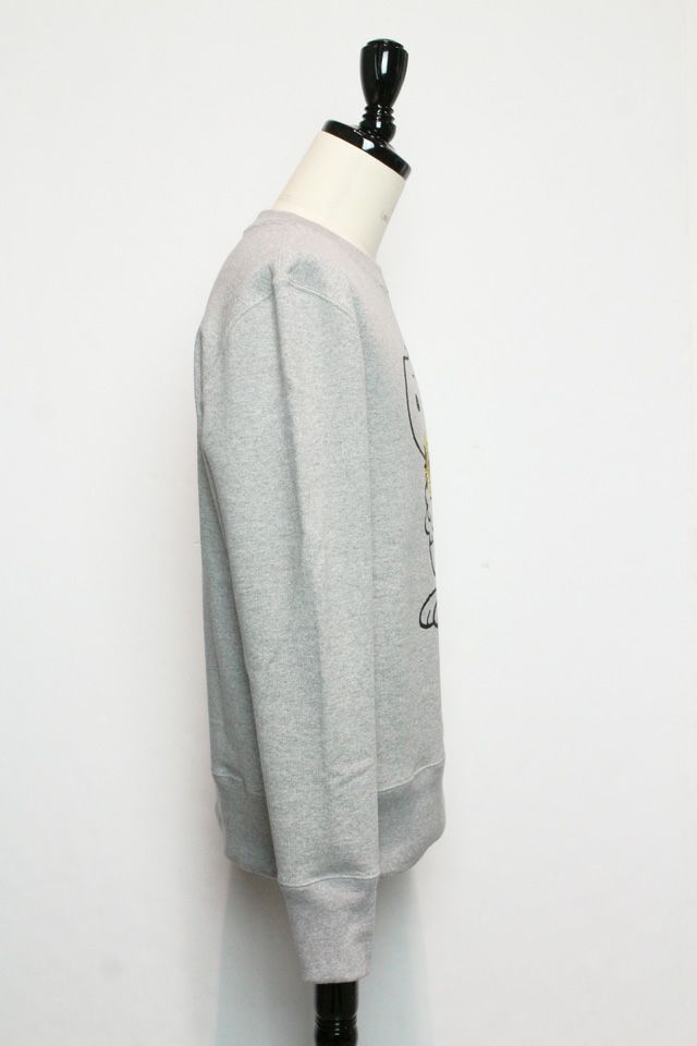 LEON4月号掲載 113 PEANUTS PULLOVER CREW NECK (GRAY) | 1PIU1UGUALE3