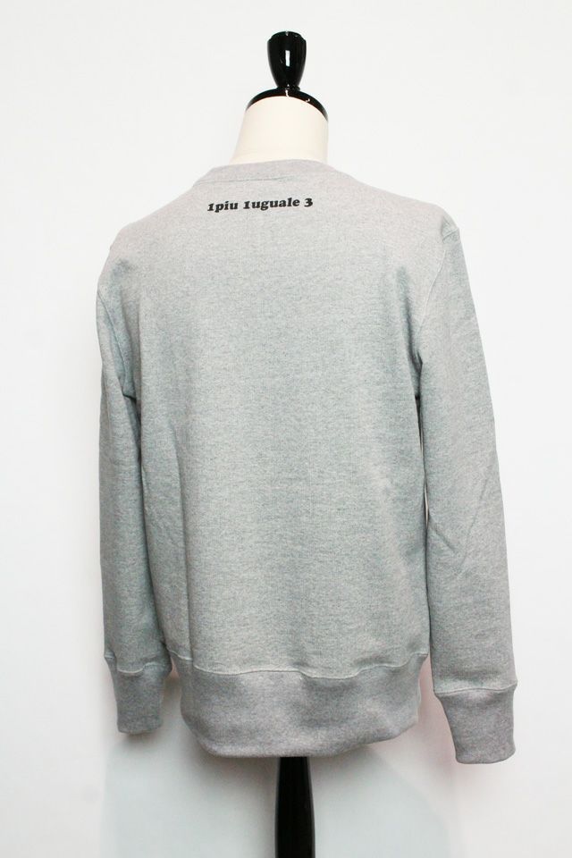 LEON4月号掲載 113 PEANUTS PULLOVER CREW NECK (GRAY) | 1PIU1UGUALE3