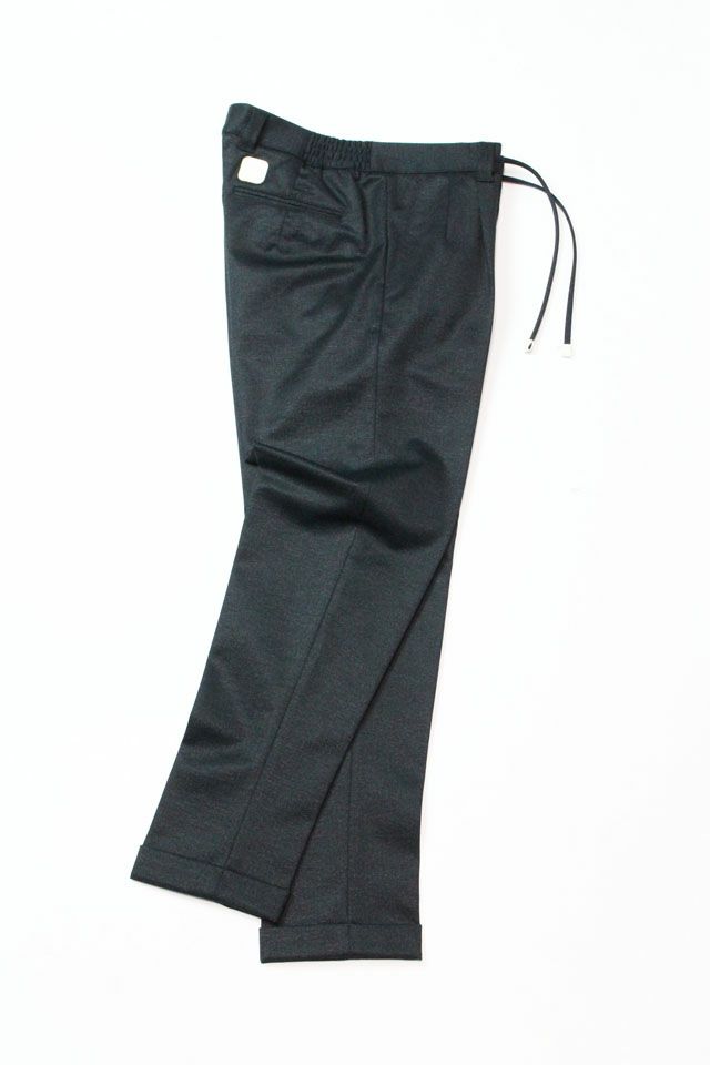 113 giab's EASY ITALY TROUSERS (BLACK) | 1PIU1UGUALE3 NAGOYA WEB SHOP ウノ ピゥ  ウノ ウグァーレ トレ 名古屋